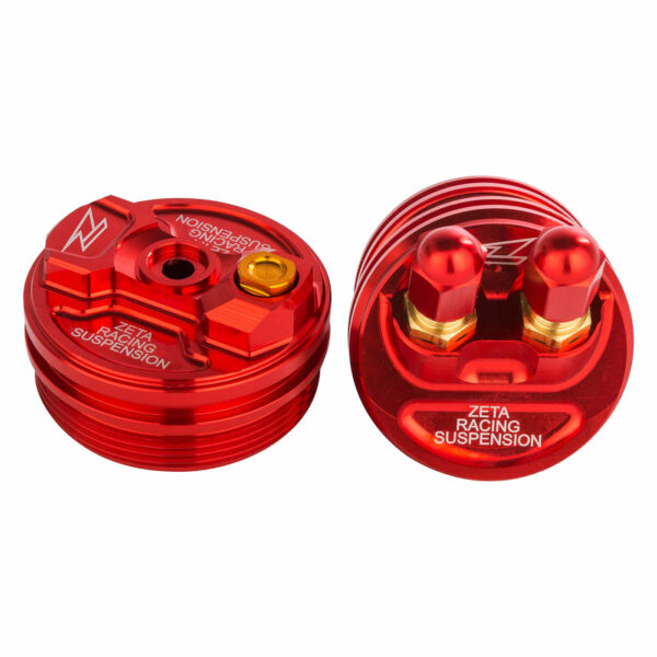 Zeta Front Fork Cap CRF450R / RX'17CRF250R'18 - RMZ450 Red - Image 2