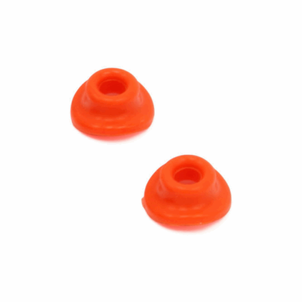 DRC Air Valve Orange Mud Guard 2pcs