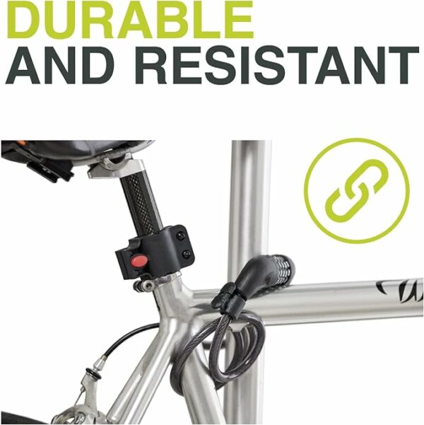 Interphone Cable Lock for Bike/E-Scooter - Black - Image 4
