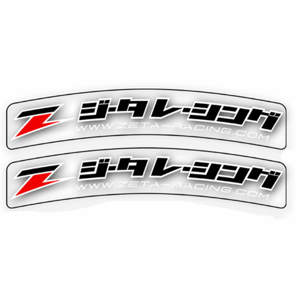 DRC Front Fender Side Decal Zeta Racing - Image 2