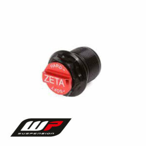 Zeta Front Fork Bottom Adjuster SHOWA AOS Black / Red 2PC