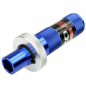 DRC Enzo Rear Shock High Comp Adjuster 17" KYB / WP Blue