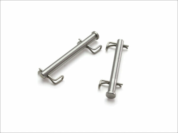 DRC Stainless Brake Pin Set C-TYPE 61mm W / CLIP KTM / HU / BR R - Image 2