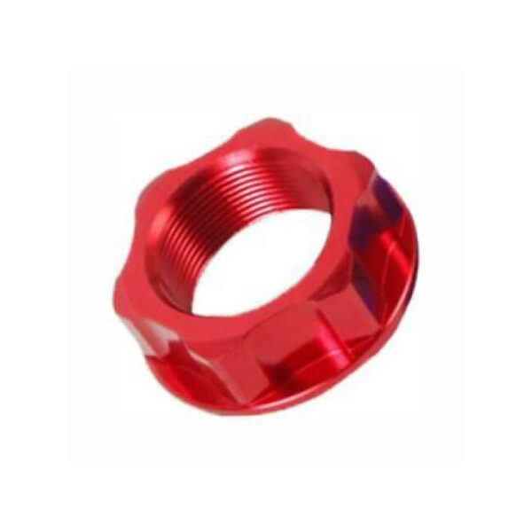 Zeta Stem Nut M22X27 - P1.0 H12 Red