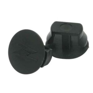 Zeta Bar End PlugS Black 2PCS 13.4 - 16.8D